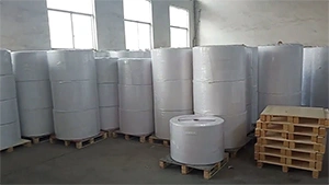 Chargement de Papier Autocopiant Autocontenu en Conteneur