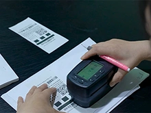 Test de densité de couleur